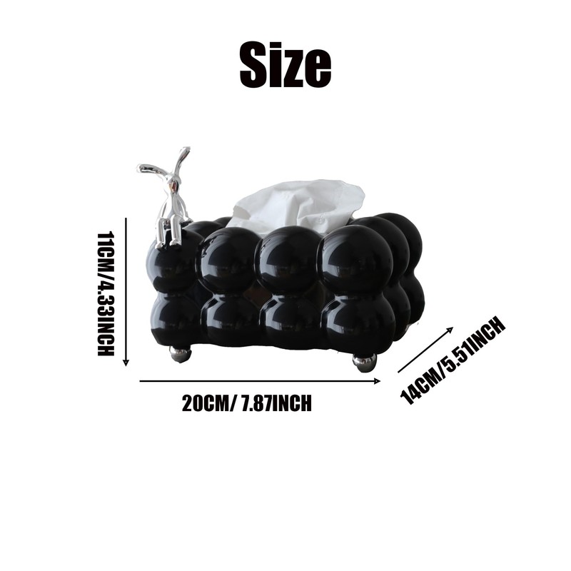 Cloud-Shaped Design Plastic Tissue Box Cover,20 * 14 * 10CM,Waterproof