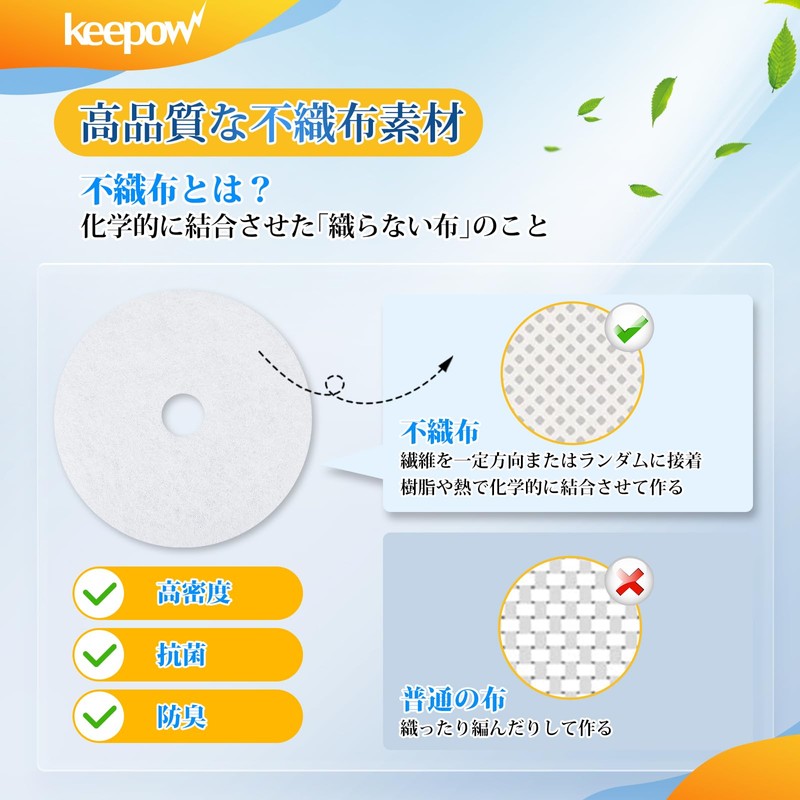 KEEPOW Small Clothes Dryer Filter, Outer Diameter 9.4 inches (24