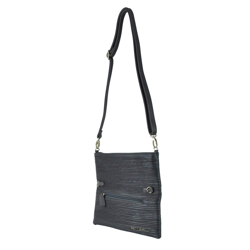 Betty Barcley-Damen Clutch-Umhängetasche 29x14x5 026-anthracite