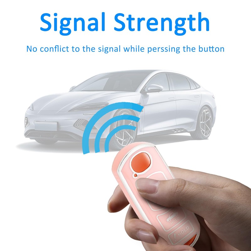 Flensent Key Fob Cover with Keychain for Mazda CX-5 CX-7