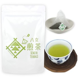 YaMECHA Tea Bag, Sencha Tea Pack, With String, 0.2 oz (5 g) x 18 Pieces, Kyushu, Fukuoka, 100% Yame-Tea, Cold Brewing, Hot Water, Uses Only Advanced Sencha Tea Leaves, Yasuhachiyoka, Ichibancha