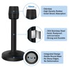 Door Stopper 6 Inch Long Door Stop Black Wall Mount