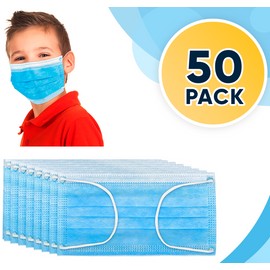Baremedical Face Mask - Kid's Disposable Face Protection Elastic 50 PCs Box