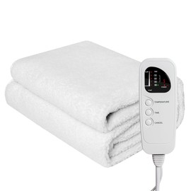 GORELAX Massage Table Warmer Heating Pad, 71¡± X 31¡± Deluxe Fleece Spa Massage Bed Warmer with 5 Heating Levels & 8H Timer, 12 Ft Cord Electric Heated Blanket, Overheat Protection, Machine Washable