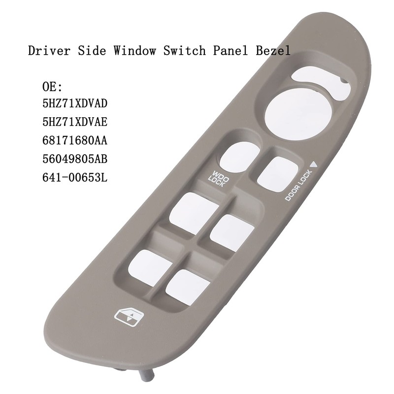 Driver and Passenger Door Window Switch Panel Bezel for 2002-2010