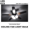 Maelsrlg E17 Intermediate Base LED Bulb, 6W (60 Watt Equivalent)
