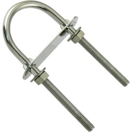 Himejiya UB-5 Stainless Steel U-Bolt #5 (Nominal 0.2 inches (5 mm)