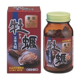 Orihiro New Oyster Extract 2.3 oz (66 g) (550 mg x 120 capsules)