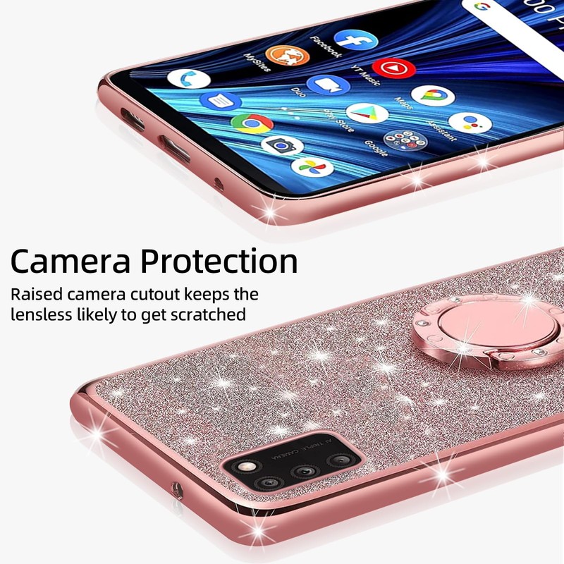 KuDiNi for Alcatel TCL A3X Case, A600Dl Case for Women