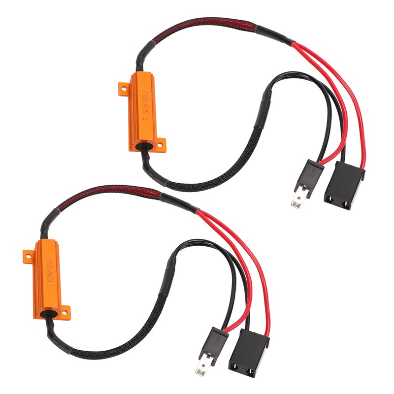 LED Decoder H7 Aluminum Housing Single Resistance Wire LED Headlight