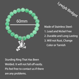 Lywjyb Birdgot Frog Mushrom Gift MILF Man I Love Frogs Bracelet Cottagecore Gift Frog Green Witch Fairycore Gift (Frogs br CA)