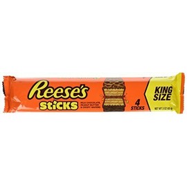 REESE'S Peanut Butter Candy Sticks, King Size (Pack of 24)