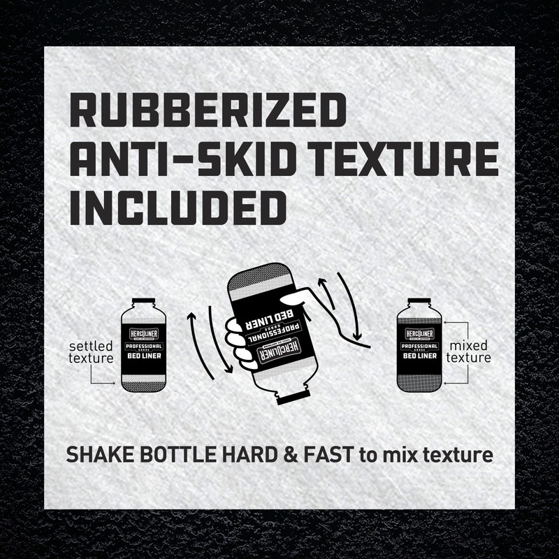 Herculiner Spray On Bed Liner Kit - Professional Grade, 1