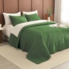 Lady Ann Olive Green Oversized Queen Bedspread 100x106, 3 Pcs