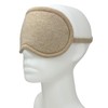 Jet&Bo 100% Pure Cashmere Eye Mask Natural Undyed Cashmere