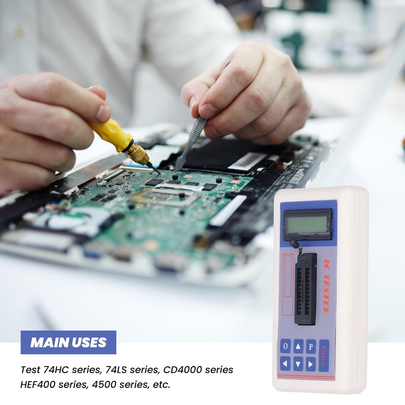 Integrated Circuits Tester IC Tester TSH-06F Transistor Meter with 5V