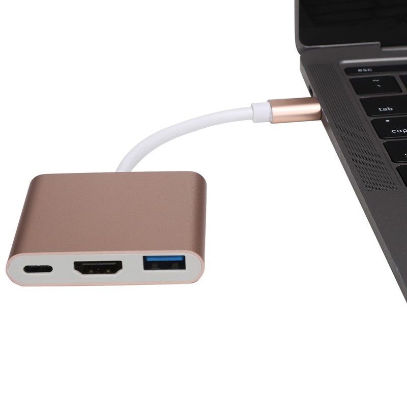 USB C Adpater 3.1 3 in 1 Hub Converter Dock