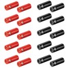 10 x Banana Socket Set, 4 mm, with Screw Cap,