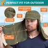 SUN CUBE Sombrero de pesca con solapa para cubrir la