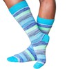 Join The Alpaca Revolution Alpaca-Striped Breathable Knee Socks (X-Large, Black)