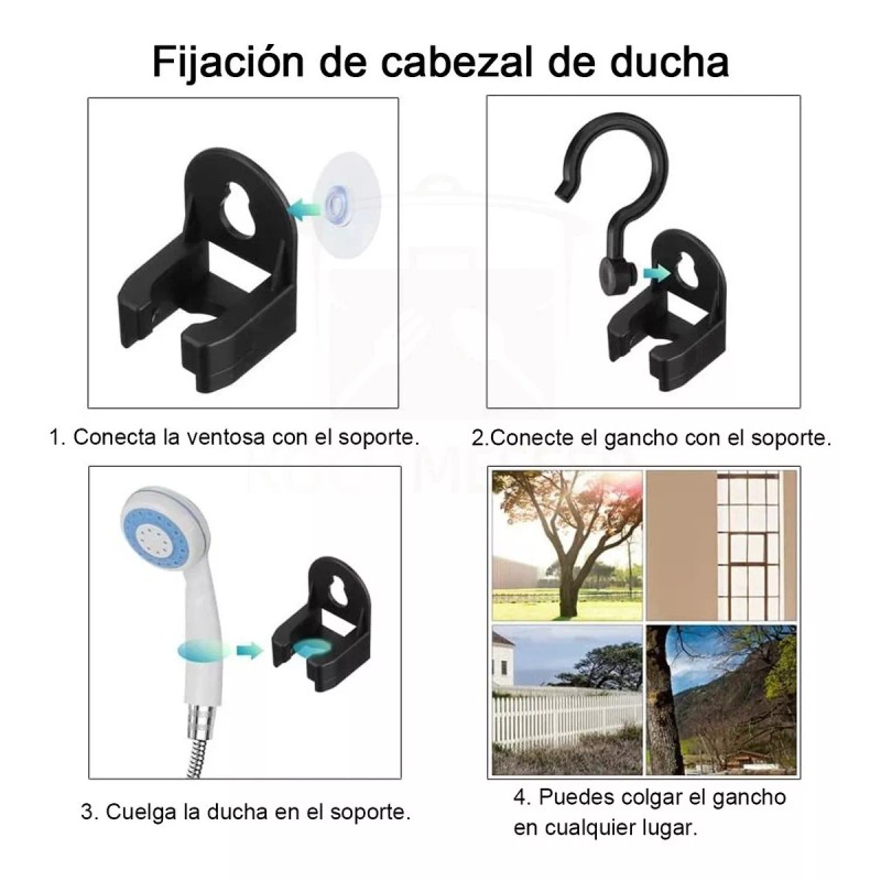 KOCHMESSER Ducha Portátil Para Camping Regadera Portatil Ducha Exterior
