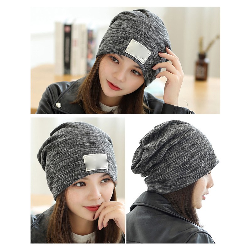 Anti Radiation Hat Black Striped Silver Fiber and Cotton Shielding