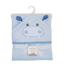 JN&LULU Organic Cotton Fabric Hooded Towel for Kids & Toddlers, Ideal at Bath, Beach, Pool