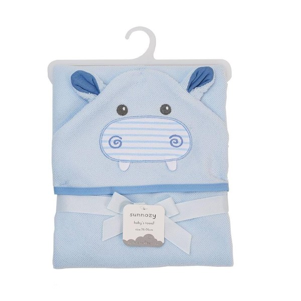 JN&LULU Organic Cotton Fabric Hooded Towel for Kids & Toddlers,