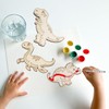 40 Pcs Dinosaur Wooden Paint Crafts, Unius Unfinished Wood Cutouts