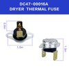 1 Kit Pack Drying Machine Replacement Parts-Including DC32-00007A Thermal Fuse&DC47-00016A