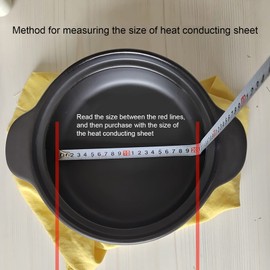 Heat Diffuser Stainless Steel Thermal Guide Plate Induction Diffuser Plate 5.43inch Diameter,Induction Adapter Diffuser Converter for Magnetic Cooktop Electric Stove Gas Stove(???18CM),, Heat Dif