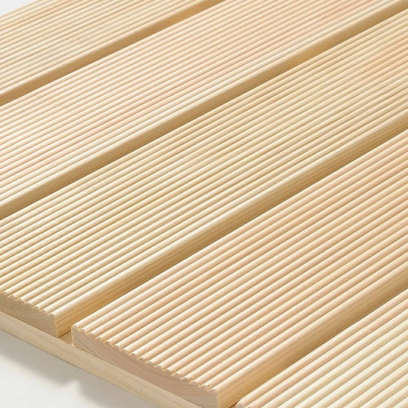 IPPINKA Japanese Hinoki Cypress Foldable Wooden Bath Mat - 22
