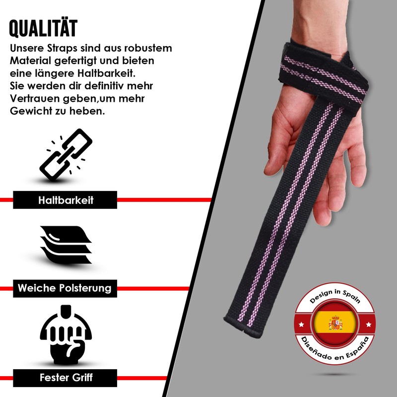 MERCURYAL Straps Gym - Powerlifting Straps - Gym Accessories -