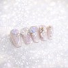 Wedding Nail Innocent Nail Aurora Glow - S-Oval / 웨딩네일