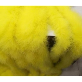 Feather Paradise Yellow Marabou Fluffy Boa 6 feet 2 Yards 50g Very Thick