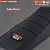 fewfuss Universial Dirt Bike Seat Cover - Soft Ribbed Rubber
