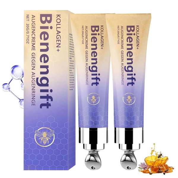 Collagen + Bee Venom Eye Cream Roll, Pack of 2