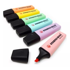 Stabilo 3 Marcatexto Stabilo Boss Pastel Originales Flor De Cerezo