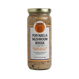 ZoupSoup - Good, Really Good Soup, 16oz (Pack of 6, Portabella Mushroom Bisque)