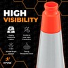 Xpose Safety 28 Inch Orange Slim Line Traffic Cones Heavy