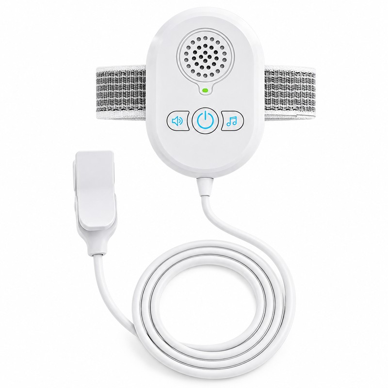 Kids Bedwetting Alarm for Nighttime Potty Training – Rechargeable Moisture