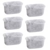 Set of 12 Charcoal Water Filters,Replacement Non-Woven Activated Carbon Sage
