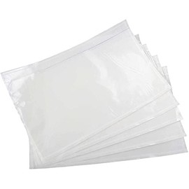7.5'' x 5.5'' Packing List Pouches, Shipping Label Envelopes Clear Adhesive Top Loading Packing List - 200 Packs