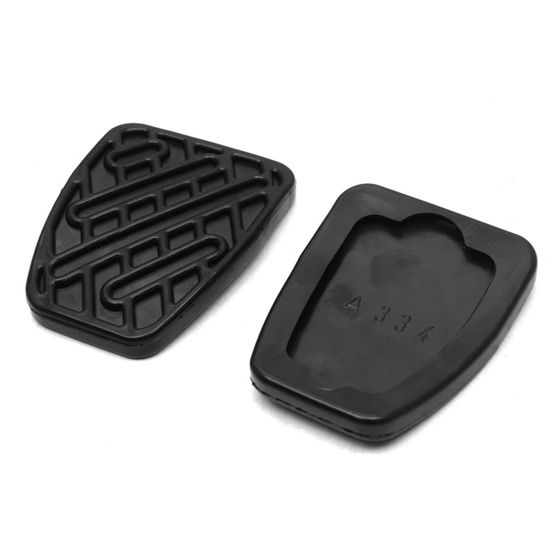 ROBUST 2 Pcs Clutch Brake Pedal Pad Rubbers for Nissan