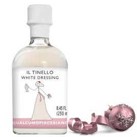 IL TINELLO White Balsamic Vinegar of Modena, White vinegar Dressing COndiment ‘Aqualcunopiacebianco’ – Sweet & Sour Condiment, 250ml (8.45 fl oz) – Perfect for Salads, Seafood & Fruit, 47 Brix, 4% Acidity, Product of Italy