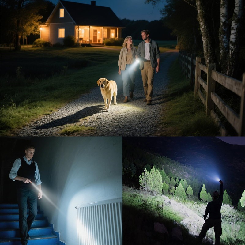 Mini Pocket Flashlight - Durable Aluminum Alloy Body, Bright LED,