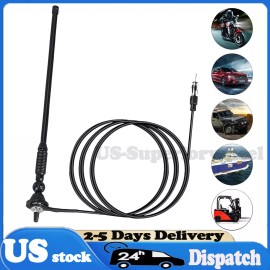 15.75" Marine Stereo Radio Antenna Boat FM AM Aerial for ATV UTV Car Yacht