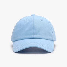 Quanhaigou - Gorra de béisbol de perfil bajo para hombres y mujeres, gorro de algodón ajustable, sin construir, clásico, Azul/claro, Talla única