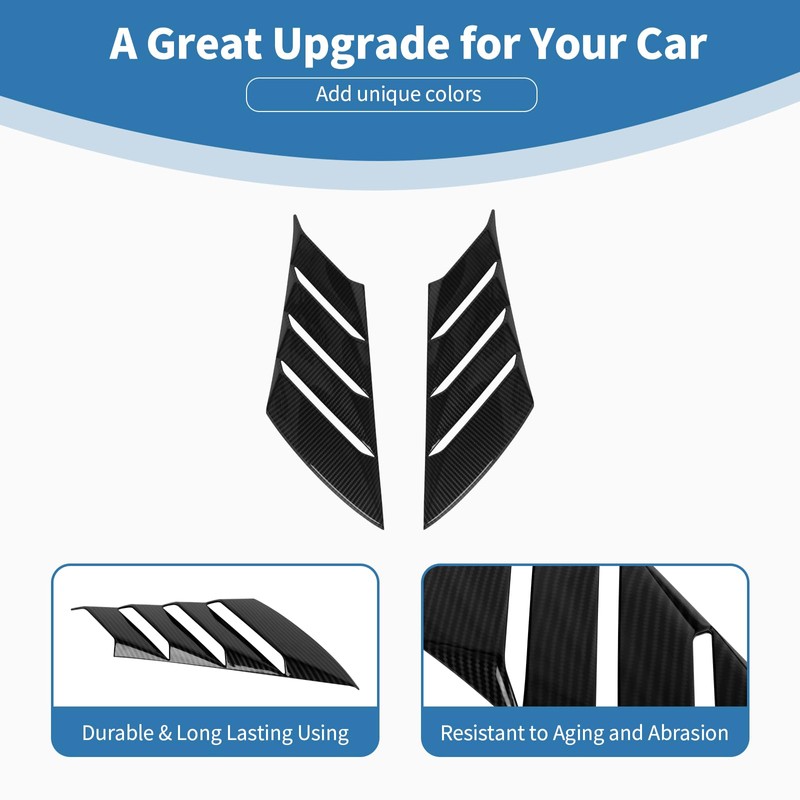 PDKLIN for Bronco Raptor Hood Vent Cover Trim Decal for