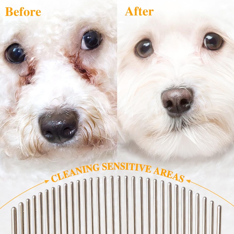 Flea Lice Comb,Professional Eye Comb For Cats & Dogs